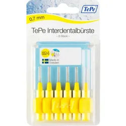 Tepe Interdentalbürste 0,7mm gelb 6 St