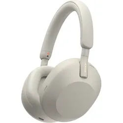 Sony WH1000XM5 Over-Ear-Kopfhörer (Freisprechfunktion, Hi-Res, Multi-Point-Verbindung, Noise-Cancelling, Rauschunterdrückung, Sprachsteuerung, Alexa, Google Assistant, A2DP Bluetooth, Bluetooth, HFP, HSP, AVRCP Bluetooth, inkl. Leichter Schutzhülle (Soft-Case) silberfarben
