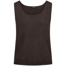 Le top en maille Peter Hahn marron