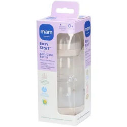 MAM Babyflasche Easy Start Anti-Colic 260 ml, Beige