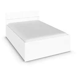 freiraum Bett Joel, 2 Bettkästen, Liegefläche 140x200cm, alpinweiß - 145x90x209cm (BxHxT)