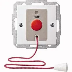 Merten Ruftastereinsatz pws/gl Zugschnur Zentralp. MEG4850-0319