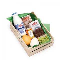 Erzi® Spiellebensmittel Sortiment Backzutaten Kaufladen, (Set, 9-tlg., 1), Made in Germany bunt