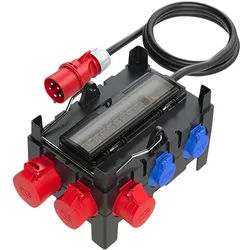 PCE Stromverteiler ISCHL, 1x CEE 32A, 2x CEE 16A, 6x SSD 16A, IP44
