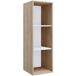 P & B Aktenregal , Sonoma Eiche , Holzwerkstoff , 2 Fächer , 35x110x37 cm , Büromöbel, Büroregale, Aktenregale