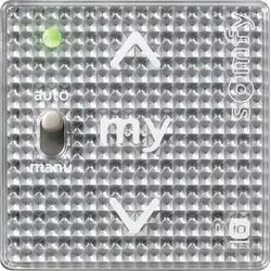 Somfy Funkwandsender A/M IN io 1-Kanal Silver Shine 1811103