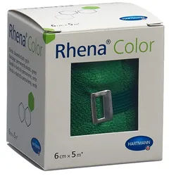 Hartmann Rhena® Color Mittelstreckbinden 6 cm x 5 m Grün