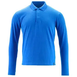 Polo Langarm-Shirt "20483" Crossover - 3XL - azurblau