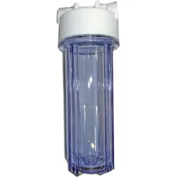 UNGER HiFloTM Vorfiltergehäuse, Ersatzteil für RO- und DI-Filter, 2,5" x 10" ohne Bohrung