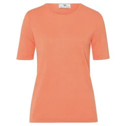 Le pull en soie et cachemire Peter Hahn Seide/Kaschmir orange