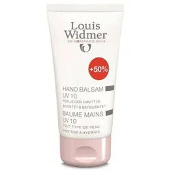 Louis Widmer HandBalsam UV 10 ohne Parfüm