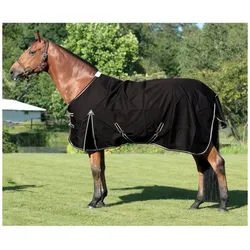 eldorado Ausreitdecke Übergangsdecke für Pferde, 150 g, schwarz schwarz