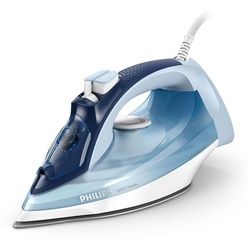 Philips Dampfbügeleisen DST5030/20, Kratzfeste Bügelsohle, Tropfstopp blau