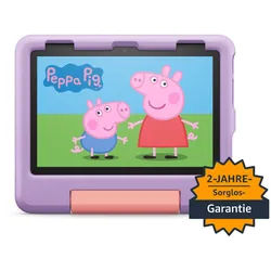 Amazon Fire HD 8 Kids-Tablet 2022, violett für Kinder von 3 bis 7 Jahre, 2 Jahre Sorglos-Garantie, kindgerechte Hülle, 8-Zoll-HD-Display, 32GB