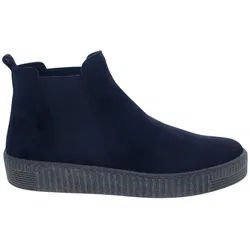 Gabor Gabor Bootie 73.731.36, Velourleder (Micro), Ocean - Blau (El. Uni), B Reißverschlussstiefel blau 40,5 EU (7 UK)