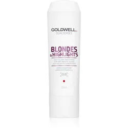 Goldwell Dualsenses Blondes & Highlights Conditioner für blondes Haar neutralisiert gelbe Verfärbungen 200 ml