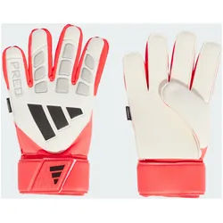 adidas Herren Torwarthandschuhe Predator Match Fingersave KA7784 11 - White/Lucid Red/Black - 11