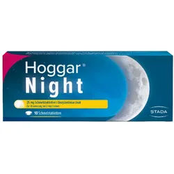 Hoggar Night 25 mg Doxylamin Schlaf-Schmelztabletten