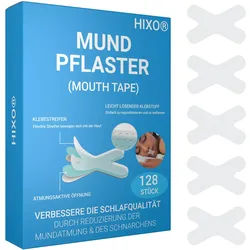 Hixo Mundpflaster Anti-Schnarchen Pflaster 128 St