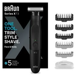 Braun - Elektrische Rasierer 'Series X Xt3200 Face + Body' Black Sonstige 1 St schwarz Männer