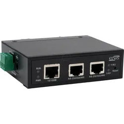 EXSYS EX61002 - Geräteserver, 1x RJ45, 2x RS-232/422/485