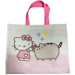 Hello Kitty & Pusheen die Katze wiederverwendbare Einkaufstasche Recycelte Plastikflaschen RPET