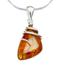 OSTSEE-SCHMUCK Kette mit Anhänger Ostsee-Schmuck Kette mit Anhänger Danica (2-tlg) silberfarben 42 cm