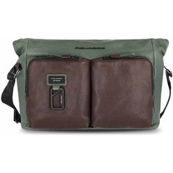 Piquadro Harper Fahrrad Laptopkuriertasche mit iPad®Pro 12,9"-Fach green/dark brown