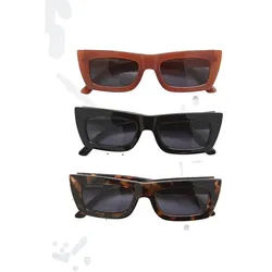URBAN CLASSICS Sonnenbrille Urban Classics Unisex Sunglasses Sanremo 3-Pack schwarz
