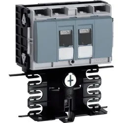 tehalit Geräteträger-Technikteil Datenanschluss 2xCat.6A zu SL 20x80mm, Dekor Aluminium