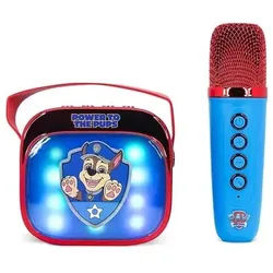 Karaoke-Lautsprecher mit Mikrofon Popsing LED - Paw Patrol thema