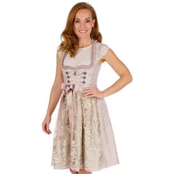 MarJo Dirndl Midi Dirndl 2tlg. - ELINA - puder/champagner 36