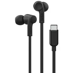 Belkin kabelgebundener In-Ear-Kopfhörer mit USB‐C-Anschluss, schwarz