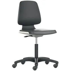 bimos Arbeitsdrehstuhl Labsit Rollen Sitzschale anthrazit Supertec-Gewebe schwarz 450