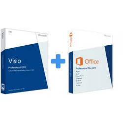 Microsoft Visio 2013 Professional + Office 2013 Professional Plus (Bundle)