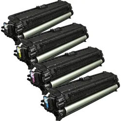 4 Kompatible Toner ersetzt HP CE340A-43A 651A Multipack KCMY