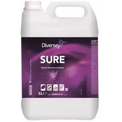 SURE Cleaner Disinfectant Spray Flächendesinfektion, Anwendungsfertiger Desinfektionsreiniger, 1 Karton = 2 x 5 l - Kanister
