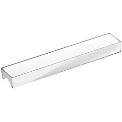 SO-TECH® Möbelgriff Griffleiste GÖTEBORG Aluminium Bohrlochabstände 32 - 320 mm, BA 128 mm Chrom poliert inkl. Schrauben silberfarben Bohrlochabstand: 128 mm | 14.2 cm