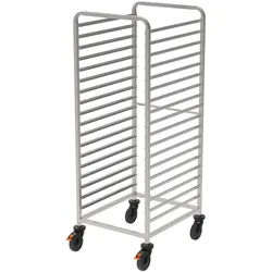 Rieber GN-Regalwagen 2/1, 4 Abweiserollen, 648 x 738 x 1641 mm