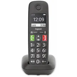 GIGASET DECT-Telefon E290, schwarz