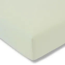 Estella Spannleintuch , Pastellgrün , Textil , 150x200 cm , Textiles Vertrauen - Oeko-Tex® , Rundumgummi, bügelfrei, weich und anschmiegsam, perfekter Sitz , Heimtextilien, Bettwäsche & Leintücher, Leintücher, Spannleintücher