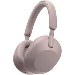 Sony WH1000XM5 Over-Ear-Kopfhörer (Freisprechfunktion, Hi-Res, Multi-Point-Verbindung, Noise-Cancelling, Rauschunterdrückung, Sprachsteuerung, Alexa, Google Assistant, A2DP Bluetooth, Bluetooth, HFP, HSP, AVRCP Bluetooth, inkl. Leichter Schutzhülle (Soft-Case) rosa