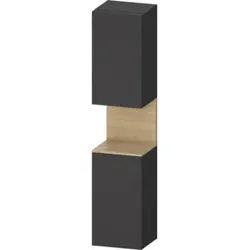 Duravit Hochschrank Qatego 40x36x1760cm, 2 T, An re, Ei nat/grap ma
