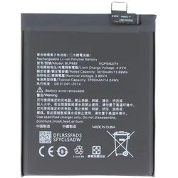 Akku passend für ONEPLUS 6T, Li-Polymer, 3,85V, 3700mAh, 14,2Wh, built-in, ohne Werkzeug