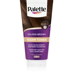 Schwarzkopf Palette Warm Toner Maske für einen warmen Farbton brauner Haare Farbton Golden Brown 150 ml