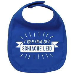 Bavariashop Lätzchen Lätzchen "I rea nua..."" grau