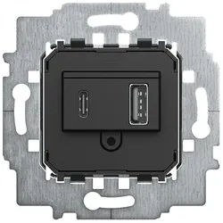 Busch-Jaeger 6475 U USB-Netzteil-Einsatz mit USB-A und USB-C Schnittstelle