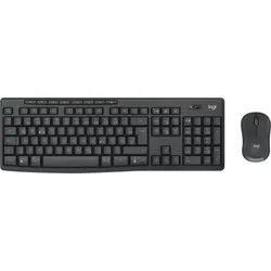 Logitech Tastatur-Maus Set MK370, Wireless, grafit Silent, DE, Optical, 1000 dpi, Bolt, Business