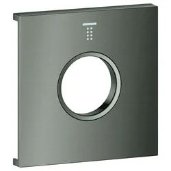 GROHE Metallplatte Grohtherm Aqua Tiles 106888, Symbol: Kopfbrause 2 hard graphite geb., 106888AL00 106888AL00