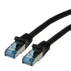 ROLINE Patchkabel Cat.6A S/FTP (PiMF), Component Level, LSOH, schwarz, 10 m